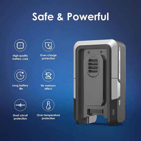 بطارية بديلة للمكنسة الكهربائية اللاسلكية الذكية من سلسلة Tineco Pure ONE S11، 22.2 فولت، 2500 مللي أمبير في الساعة in Kuwait