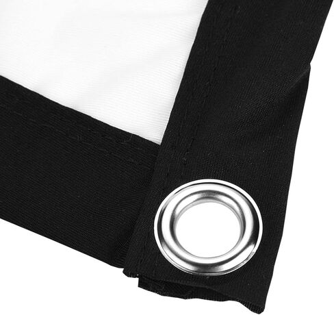 100inch 16:9 HD Projector Screen, Projector Screen Curtain 3D Film Portable Projector Screen Curtain Wall Mount White Projector Screen Movie Screens for Projector(100in) in Kuwait