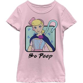 Fifth Sun Disney Pixar Toy Story 4 Bo Peep Cloak Girl's Solid Crew Tee