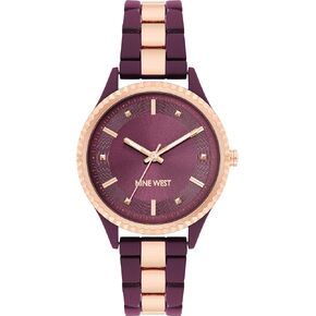 Nine West Women's Rubberized Bracelet Watch