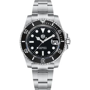 watchdives Automatic Diver Watches for Men, NH35 Movement Wristwatch Sapphire Crystal Luminous Mens Watch