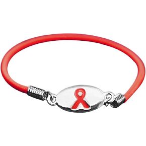 Fundraising For A Cause | Red Ribbon Stretch Bracelets – Red Ribbon Bracelets for HIV, AIDS, Drug Prevention, Heart Disease, DUI Awareness and More – Fundraising & Awareness Bracelets