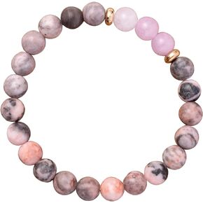 Get Well Soon Gifts for Women,8mm Anti-Anxiety Healing Inspirational Bracelets,Stress Relief Natural Stone Stretch Bracelets