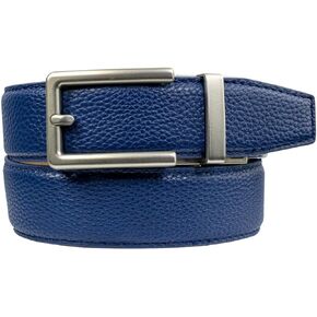 Neubelt Vegan Series Belt with Ratchet Technology, 1 & 3/8" Width, Cut to Size Up to 45" (Navy)
