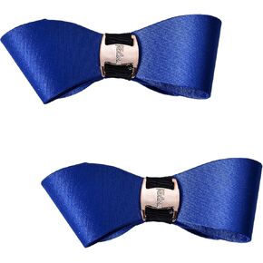 Douqu 2Pcs Summer Wild Matte Fabric Bowknot Shoe Buckle Travel Dating Fashion Detachable Shoe Clip