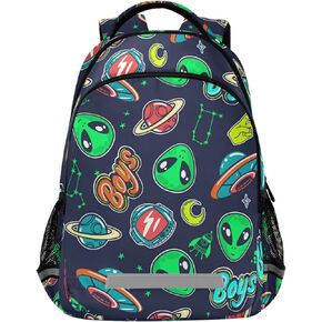 Cute Raccoon Kids Backpack for Boys Space Animal Unicorn Backpacks Preschool Toddler BookBags Kindergarten Elemetary School Bags One Size