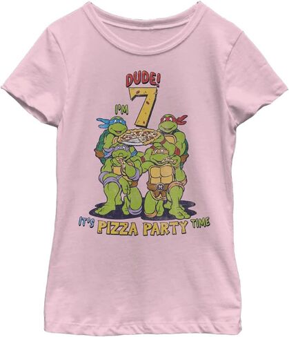 Teenage Mutant Ninja Turtles Girl's Ninja Birthday 7 T-Shirt in Saudi Arabia