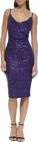 GUESS Women's Sequn Mesh Slip Dress in Kuwait