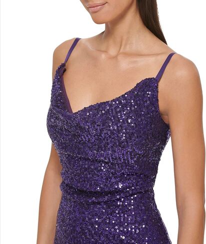 GUESS Women's Sequn Mesh Slip Dress in Kuwait
