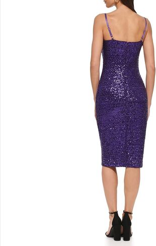 GUESS Women's Sequn Mesh Slip Dress in Kuwait