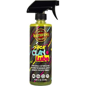 MASTERSON'S CAR CARE MCC_127_16 Slick Clay Lube - Synthetic Lubricant and Anti-Static Detailer - Extends Life of All Clay Bars (16 oz)
