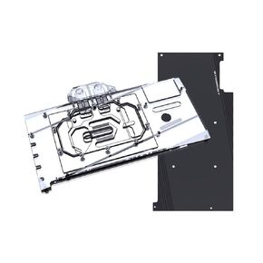 Copper GPU Water Cooling Block GPU Waterblock Graphics Card Water Cooling Block for Asus TUF Gaming Radeon RX 7900 XTX RX 7900 XT OC (5V ARGB RBW Aura Effect LED Lights GPU Block with Backplate)
