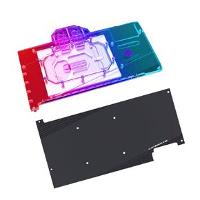 كتلة تبريد المياه GPU النحاسية GPU Waterblock بطاقة الرسومات كتلة تبريد المياه لـ Asus TUF Gaming Radeon RX 7900 XTX RX 7900 XT OC (5V ARGB RBW Aura Effect LED Lights GPU Block مع لوحة خلفية) in Kuwait