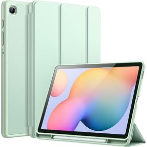 حافظة JETech لجهاز Samsung Galaxy Tab S6 Lite مقاس 10.4 بوصة 2024/2022/2020 مع حامل قلم S، وغطاء تابلت نحيف مع ظهر ناعم من مادة TPU، استيقاظ/غفو تلقائي (ذهبي وردي) in Kuwait
