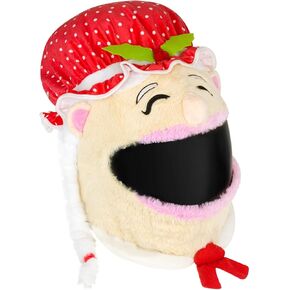 Helmet Cover for Motorcycle Helmet, Fun Rides and Gifts (Cover Only. Helmet Not Included) - Mrs Claus