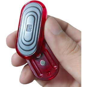 Rich Coin Slide Fidget Card Push Simple Crisp Q Bomb Feedback Office Fun Stress Relief EDC Novice Kill Time Toy (Red)