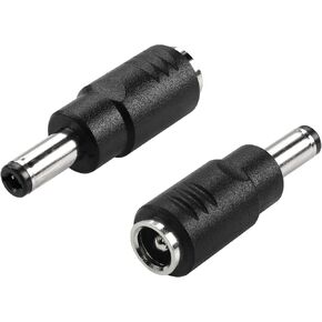 PNGKNYOCN DC Power Adapter,DC 5.5mm x 2.5mm Male Plug to 6.5mm x 3.0mm Female Jack Converter for Laptop,CCTV Security Cameras Surveillance Syste（2-Pack）