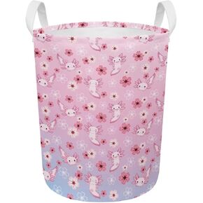 Christmas Colorful Lights Tree Basket Bins for Blanket Storage Organizing Laundry Hamper Round Toy Storage Decorative Basket Living Room with Handle