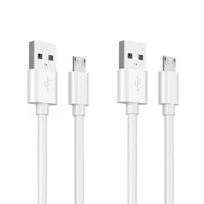 6.5ft Micro USB Charging Cable for Kindle Oasis 10th Gen, Kindle 10th Gen, Kindle Paperwhite 7th Gen and Other Micro-USB Port Kindle E-Readers, 2 Pcs