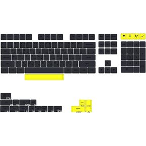 KPREPUBLIC XDA V2 Gentleman Set Dye Sub Keycap Set Thick PBT for Keyboard gh60 Poker 87 tkl 104 ansi xd64 bm60 xd68 bm65 bm68 Japanese RU (XDA V2 GMan Set EN x1)