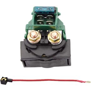GOOFIT Starter Relay Solenoid with Fuse Replacement for Helix CN250 Elite CH250 Suzuki Kawasaki Baja 250 ATV Go Kart Scooter