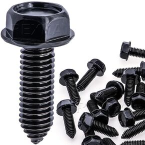 Rexka 15pcs M8-1.25 x 25mm Hex Washer Head Screw Body Bolts 11503632 for GM Chevy Buick Trucks - Multipurpose Fender Bumper Seat Hood Parking