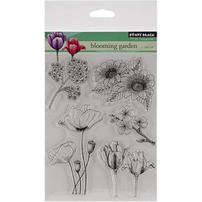Penny Black Decorative Rubber Stamps, Blooming Garden (30-155)