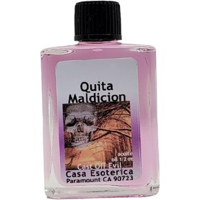 Cast Off Evil Oil (Quita Maldicion Aceite) Spiritual Anointing Oil by CASA ESOTERICA MAGICK SPACE -Remove All The Evil Harmful Forces-0.5 FL OZ (1 Pack)