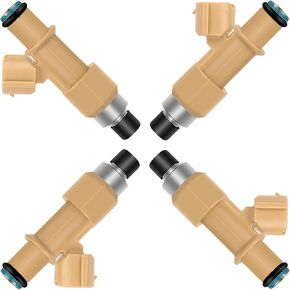 Fuel Injector Set of 4 Fit 2005-2011 for Subaru Impreza 2005-2009 2011 for Subaru Forester 2004-2007 for Subaru Legacy 2004-2007 for Subaru Outback, KFKGF Fuel Injectors Kits Replaces# 16611-AA680