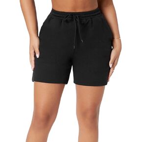 Floerns Women's Casual Drawstring High Waist Track Shorts with Pocket