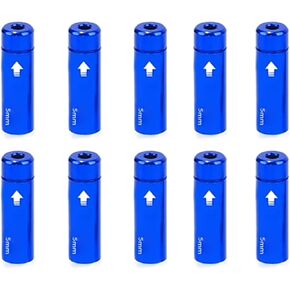 10Pcs Bicycles Shifts Cable End Caps Bike Derailleur Shifts Cable Wire End Caps Brake Cable Housing Ferrule End Caps Set Housing Ferrule End Caps Shifts Cable End Caps