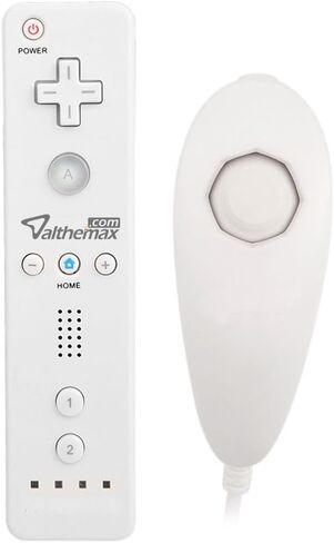 Non-Slip Anti-Slip Comfort Grip Remote Controller nunchuk Basic White for Nintendo Wii/Wii Mini/Wii U (Basic Remote, White Style 2) in Saudi Arabia