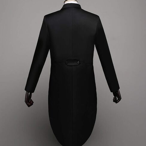 Men's Gothic Jacquard Tuxedo Blazer Medieval Victorian Double Breasted Tailcoat Formal Wear Dinner Jacket in Saudi Arabia