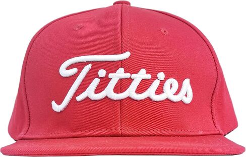 Titties Hat for Men Women,Funny Tittiess Flat Bill Hat, Titliest Cap, White and Black in Saudi Arabia