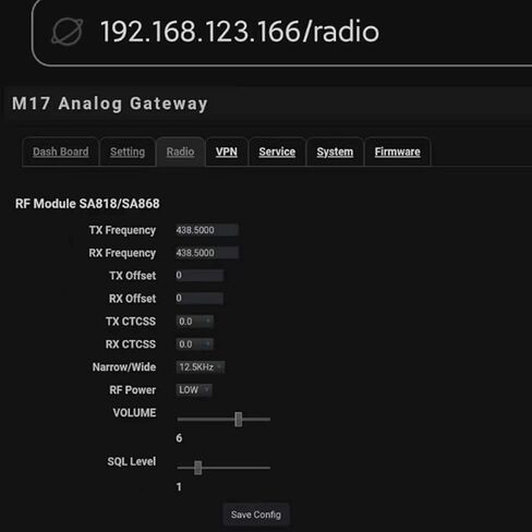 ترقية M17 التناظرية بوابة Hotpot ESP32 دعم إلغاء الضوضاء ، AGC M17 mref عاكس in Kuwait