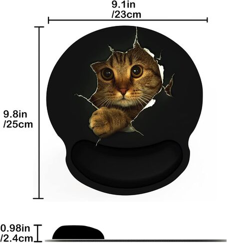 Audimi Small Mouse Pad with Wrist Rest Support Mouse Mat Non-Slip Rubber Base for Laptop PC Office Working Gaming (Green) in Kuwait