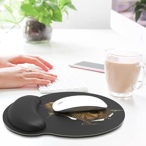 Audimi Small Mouse Pad with Wrist Rest Support Mouse Mat Non-Slip Rubber Base for Laptop PC Office Working Gaming (Green) in Kuwait