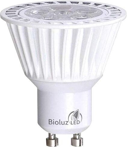 Bioluz LED 10 عبوات من مصابيح LED التجارية GU10 قابلة للتعتيم 3000K 50W استبدال الهالوجين 120 فولت مدرج في قائمة UL (عبوة من 10 قطع) in Kuwait