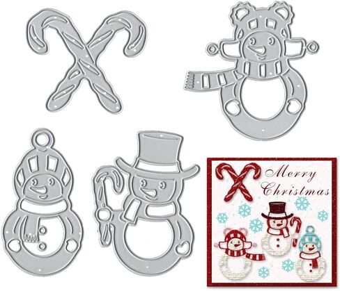 Metal Christmas Cutting Dies Lamp Bow Embossing Stencil Die Cuts for Card Making Scrapbooking Paper Craft Album Stamps DIY Christmas Décor in Saudi Arabia