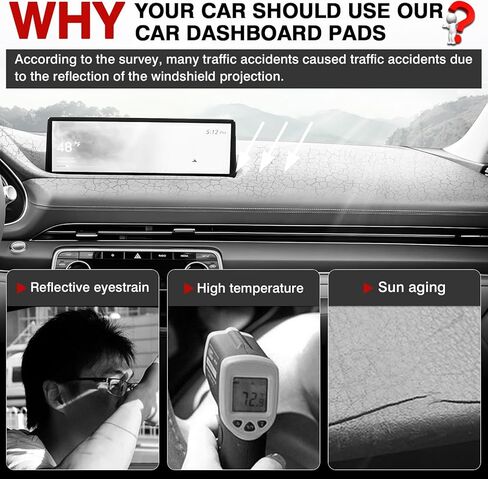 Autoorder غطاء لوحة القيادة حصيرة ل 2021 2022 2023 2024 Genesis GV80 ملحقات غطاء داش ترقية مخملية داش حصيرة ظلة وهج الأشعة فوق البنفسجية حامي in Saudi Arabia