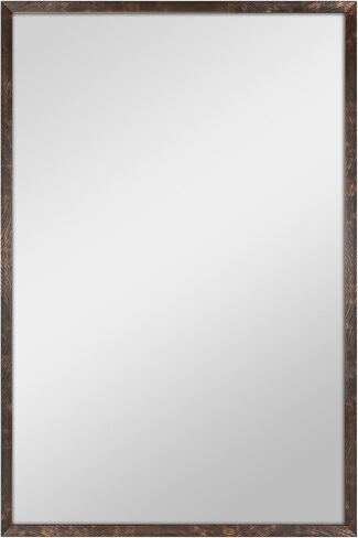MCS Micro Rope Front Loaded Wall Mirror, (24x36, Blackened Oil Rubbed Bronze) in Saudi Arabia