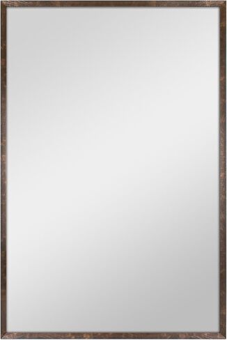 MCS Micro Rope Front Loaded Wall Mirror, (24x36, Blackened Oil Rubbed Bronze) in Saudi Arabia