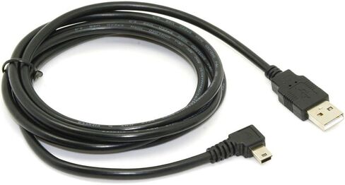 1.64 قدم الزاوية اليمنى USB صغير USB A ذكر إلى Mini USB B 5Pin ذكر كابل شحن محول الزاوية اليسرى كابل مزامنة بيانات الشحن كابل USB صغير - A إلى Mini B (الزاوية اليسرى (0.5 متر/1.64 قدم)) in Kuwait