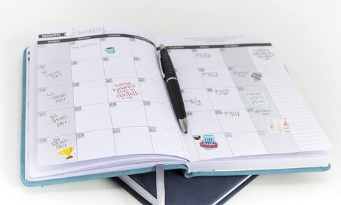 bloom daily planners Undated Monthly Budget Planner/Finances & Expense Organizer Book for Money Budgeting- Bills, Debt, & Income Tracker (5.8" x 8.3" A5 Size) - Navy Blue in Saudi Arabia