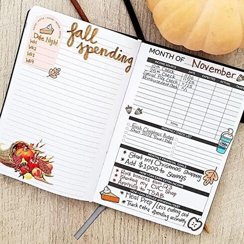 bloom daily planners Undated Monthly Budget Planner/Finances & Expense Organizer Book for Money Budgeting- Bills, Debt, & Income Tracker (5.8" x 8.3" A5 Size) - Navy Blue in Saudi Arabia