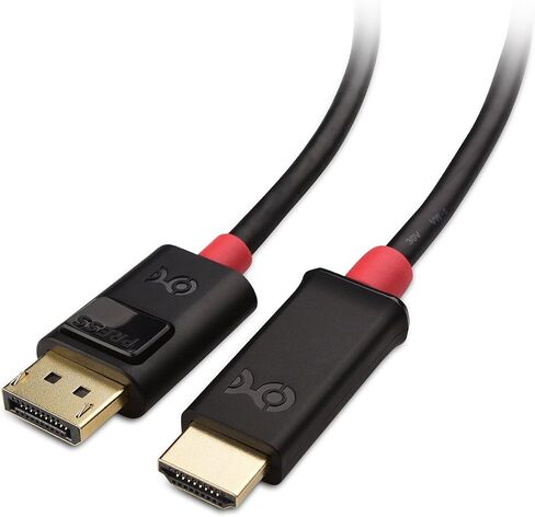 Cable Matters 4K DisplayPort to HDMI 4K Adapter Cable (4K DP to HDMI) 3 Feet in Saudi Arabia