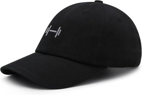 Dumbbell Premium Dad Hat Embroidered Baseball Cap Gym in Saudi Arabia