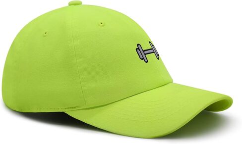 Dumbbell Premium Dad Hat Embroidered Baseball Cap Gym in Saudi Arabia