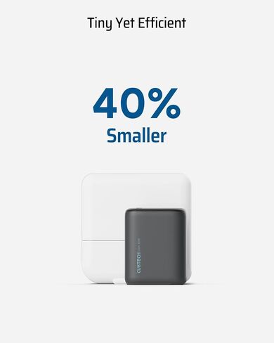 30W GaN Mini Charger, USB C Fast Charger, Foldable Plug Wall Charger, PD 3.0/ PPS Protocol, GaN III Power Adapter for iPhone15/14/13/12 Series, Galaxy S24, Pixel, iPad, and More in Saudi Arabia
