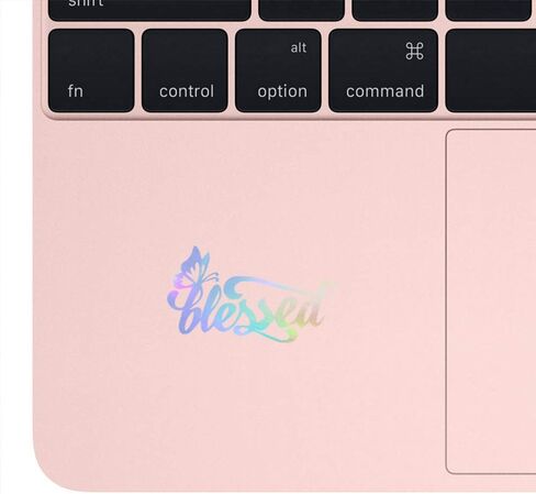 Decal Stickers of Butterfly Blessed Christians (Azure Blue) (Set of 2) Premium Waterproof Vinyl Decal Stickers for Laptop Smartphone Car Dirt Bike Wall Room Mason Jar Bathtub - ANDstic501342BE in Saudi Arabia